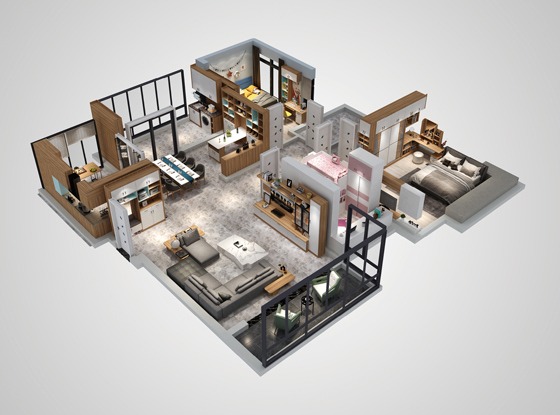 ȫ�ݶ���3DЧ���D