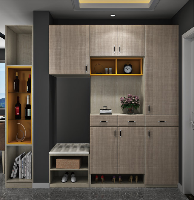 玄關設計效果圖,多種玄關設計方案及說明