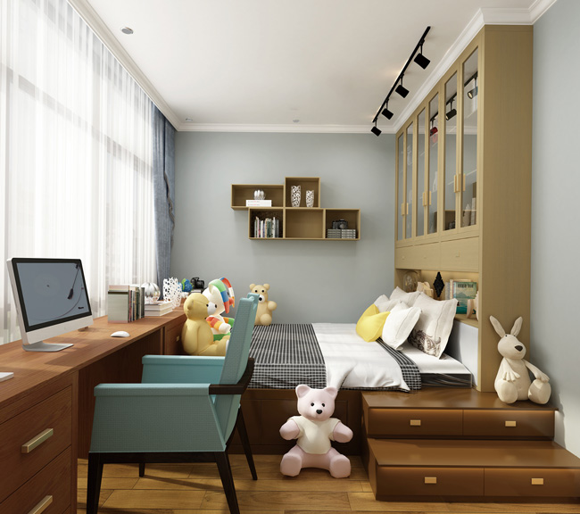榻榻米加書桌的組合要怎么設計?