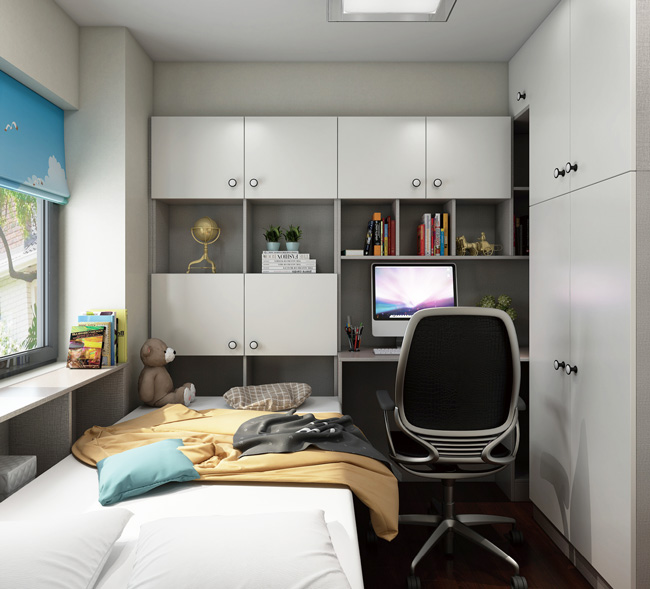小空間榻榻米書桌一體化整體定制!