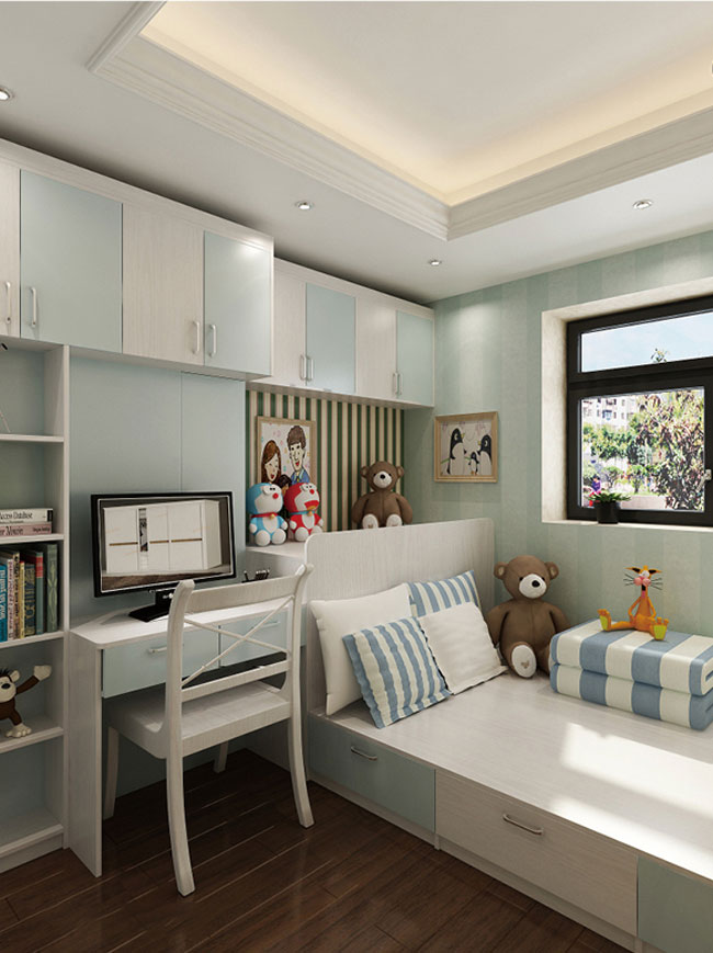 小空間榻榻米書桌一體化整體定制!