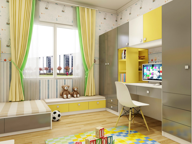 兒童房使用兒童房健康板,打造健康宜居的成長環境